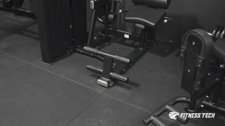 Abdominale Crunch en Rugextensie | Dubbele selectorized machine - Pro Series