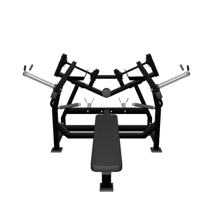 Lever machine / bench press lying down