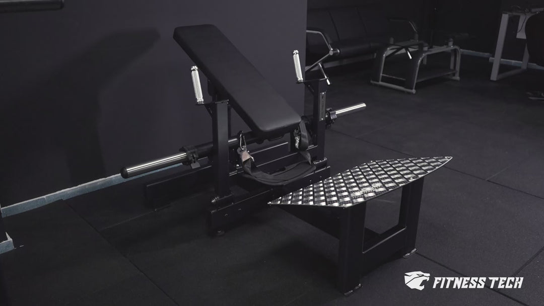 Hefmachine / hip thrust met riem